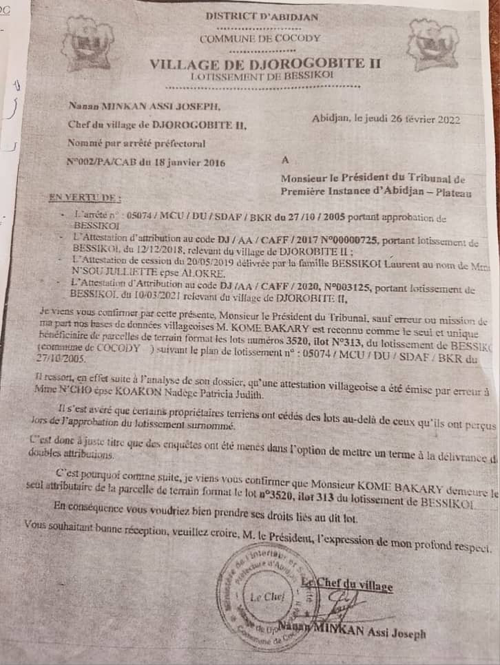 La justice élève une nation…